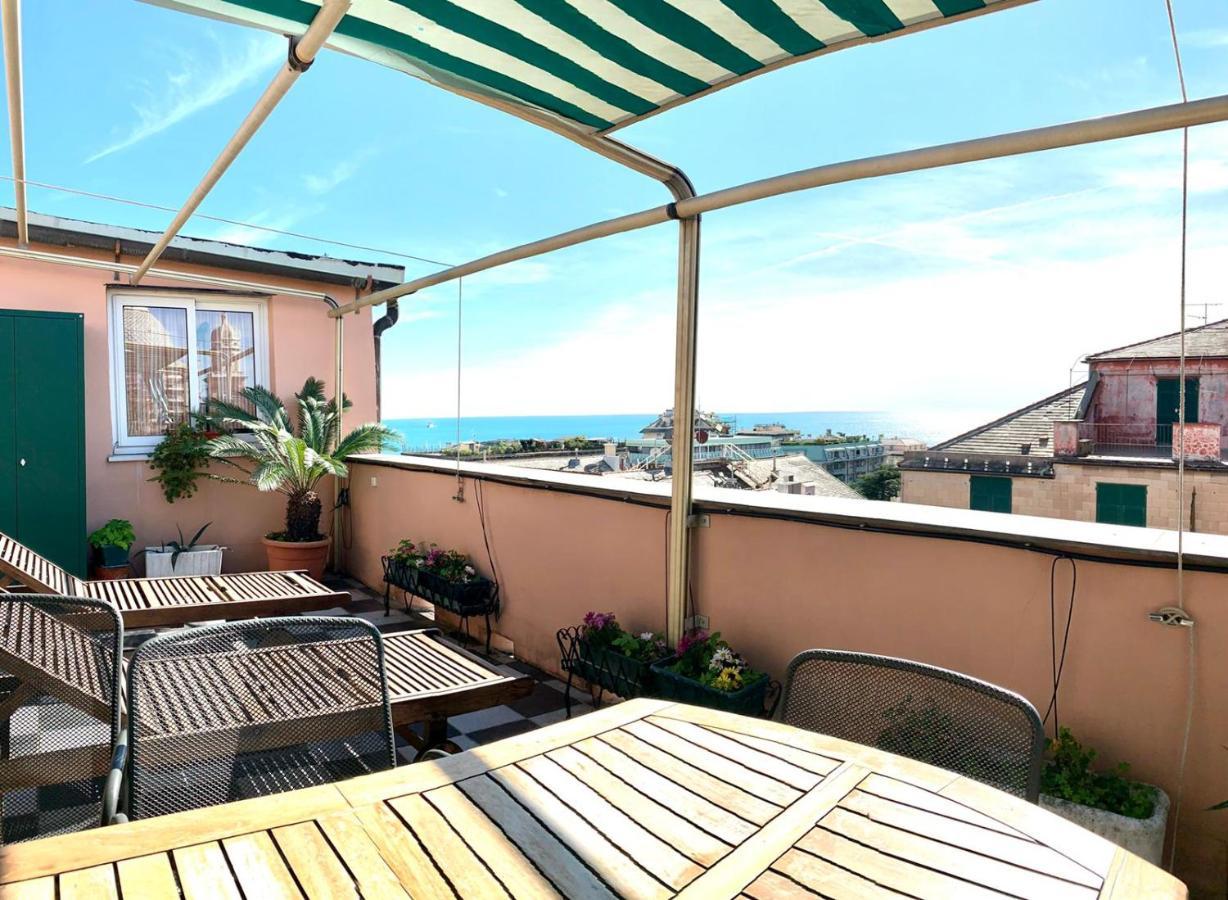 Hotel La Casa Sui Tetti Genua Exterior foto