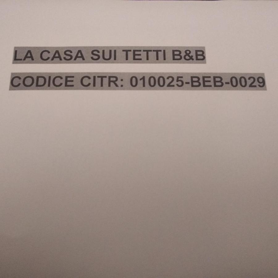 Hotel La Casa Sui Tetti Genua Exterior foto